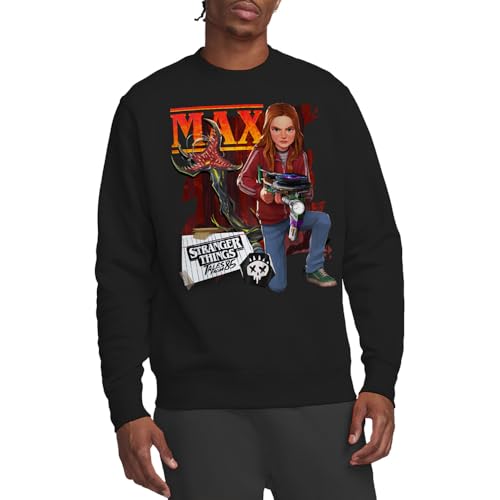 Stranger Things Tales from 85 MAX Sudadera Unisex, Negro, M