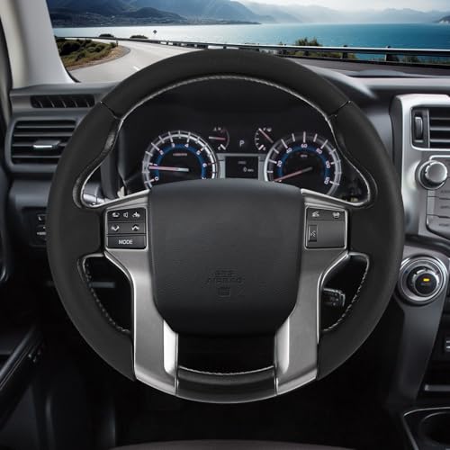 Fit for Tacoma(2012-2023) Steering Wheel Cover, Steering Wheel Cover for Toyota 4Runner(2010-2024) Tundra(2014-2021) Sequoia(2014-2022) Accessories (Perforated Black) by Aotoyou - Image 7