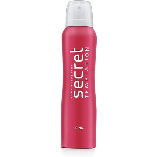 Secret Temptation Pink Deodorant - Long Lasting Floral 150ml