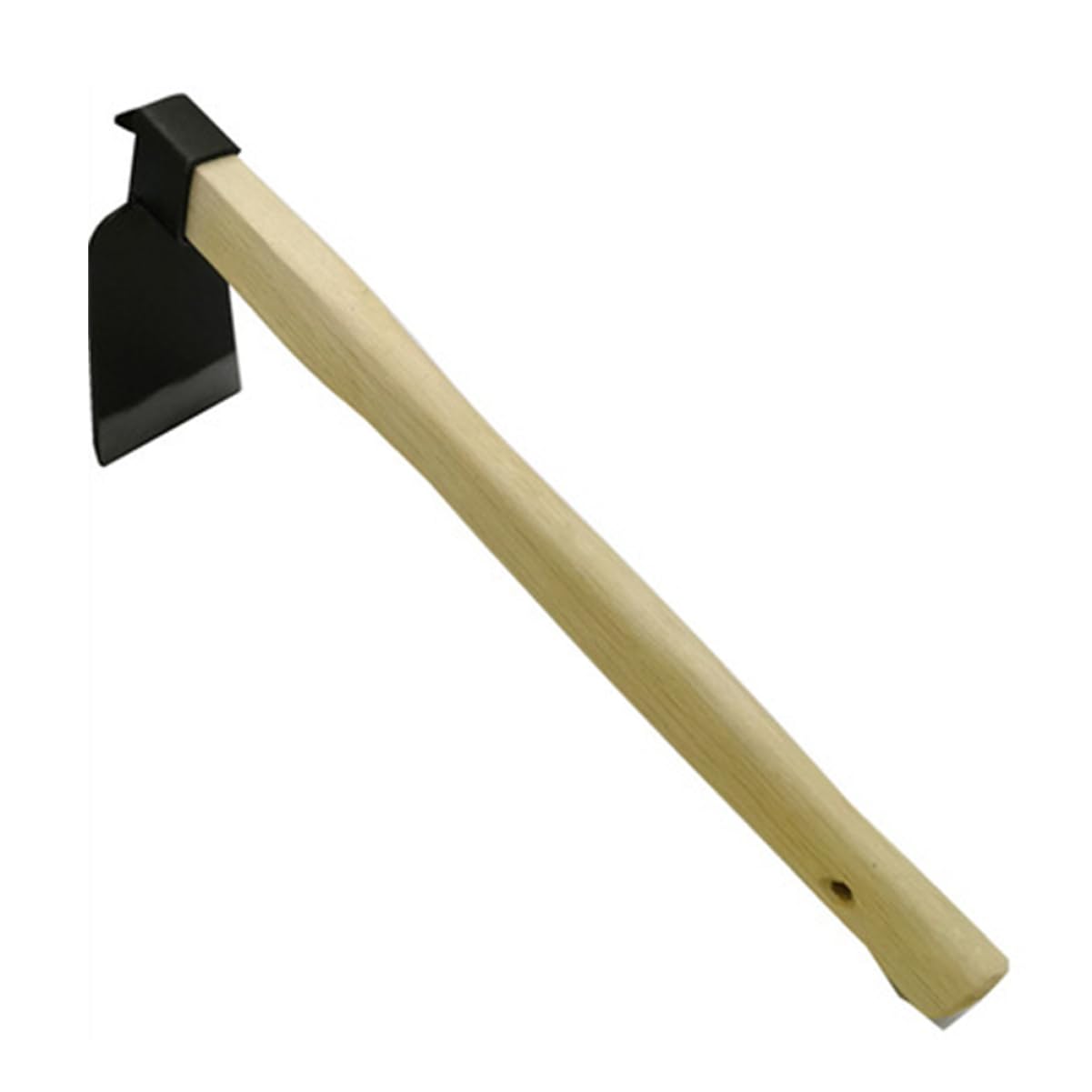 HANABASS Azada De Jardinería De Acero Herramienta Manual De Jardinería Mango De Madera Para Huerto Para De Hortalizas Deshierbe y Plantación Al Aire