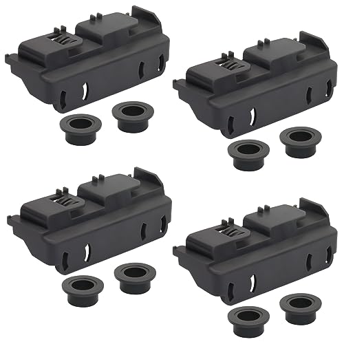 WD28X27241 Dishwasher Carrier and Roller Kit -Compatible with GE Dishwasher Lower Rack Wheel Assembly, Left and Right Sides Universal, Dishwasher Lower Rack Wheel Replaces WD12X10447, WD12X10438(4PCS)