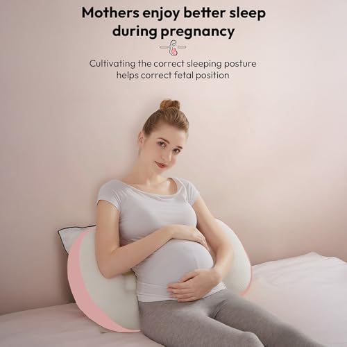 Image of StarAndDaisy Pregnancy Pillow for Women | Maternity Pillow for Pregnancy Sleeping with Cuddle Pillow with Belly Support, Leg Support, Adjustable Butterfly Design (Pink)