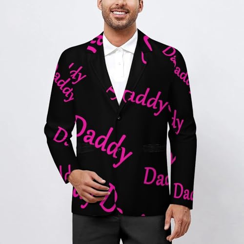 Gay Daddy Mens Blazer Lightweight Sport Coat Two Button Suit Jackets2