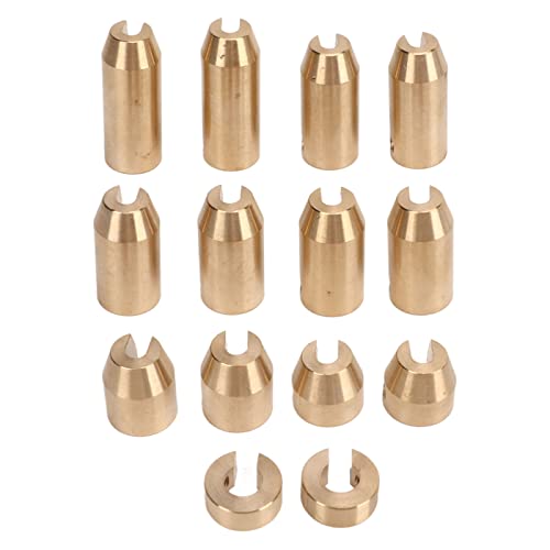 Radspeichen-Ausgleich, Hohe Härte, Langlebiges Messing, Wiederverwendbare Speichen-Radgewichte, Auswucht-Nachfüllkits für Metrische Cruiser (14 Stück)