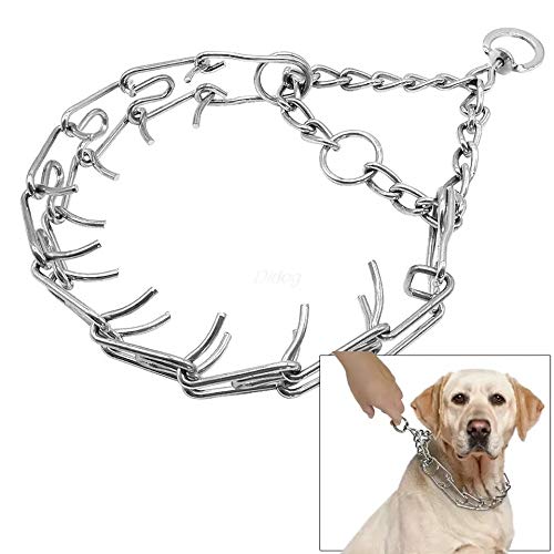 Petlicious & More Stainless Steel Chrome Plated Prong Collar for Dogs - 20 inch (B07H8M22ZK) Amazon Price History, Amazon Price Tracker