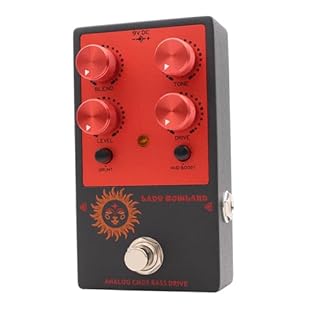 Versatile Sound Shaping: Equipped with Blend, Tone, Level, and Drive controls alongside Grunt low-end gain and Mid Boost switches, this compact effect unit offers precise tonal adjustments from clean overdrive to heavy distortion for dynamic bass per...