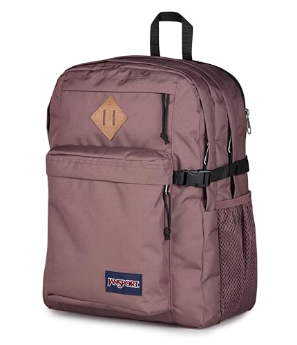 Image of JanSport Main Campus Backpack - Travel or Work backpack w 15-Inch Laptop Sleeve and Dual Water Bottle Pockets, Mahogany Haze