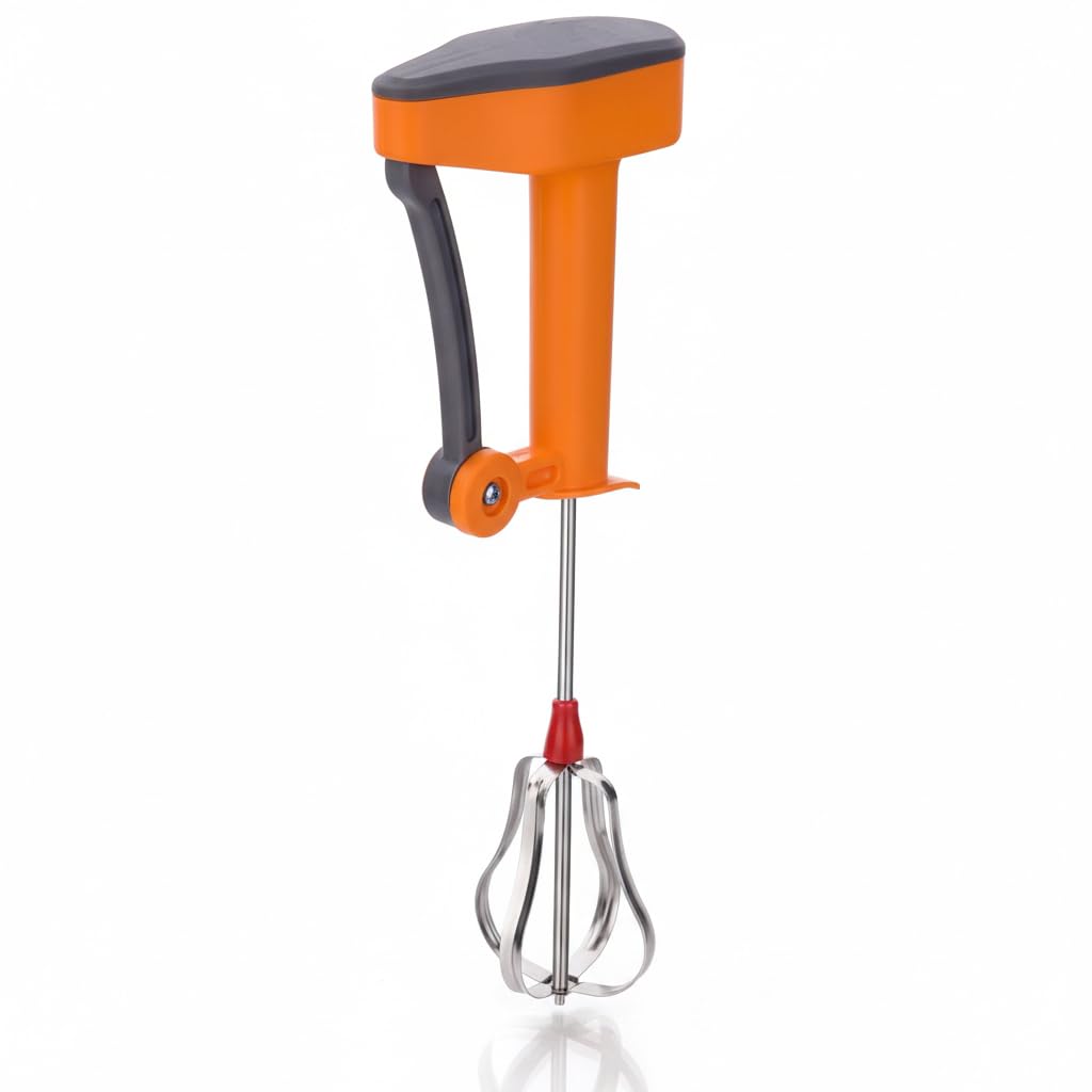 kbs kitchen accessories item manual power free hand blender mixer mixi whisk egg,cake beater (stainless steel) (multi-color-blender)