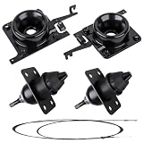 Hood Release Latch, Upper & Lower Latches Compatible with Volvo Truck Vehicle VN VNL 2004-2018 Driver and Passenger Side, with 1 Hood Release Cable Replace# 20498998, 20565619, 8074938 (5PCS)