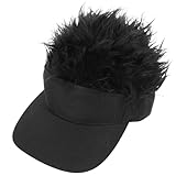 Homoyoyo Wiederverwendbare Baseballkappe mit Perückenfunktion Leichte Schirmmütze für Damen und Herren Tragbare Haarperücke Modische Hutdekoration für Freizeit und Sport