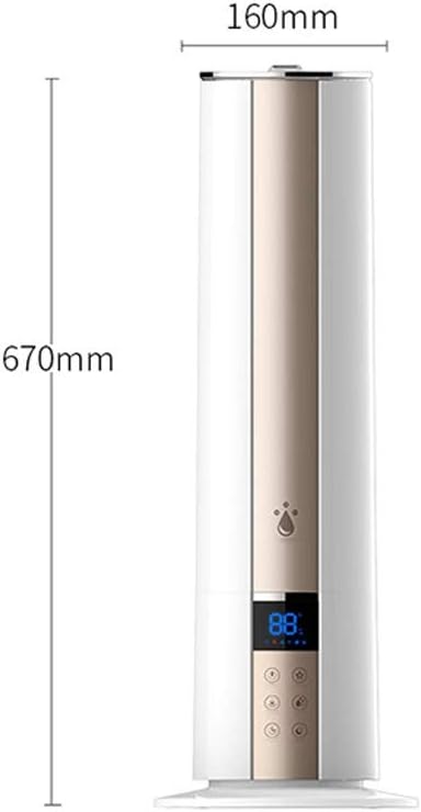 Humidifier Floor-Mounted Water Humidifier Mute Large Capacity Home Bedroom 8L Office Aromatherapy Machine Air Purifier Pregnant Woman Baby Air Humidifier Air Humidifier (Black Touch)