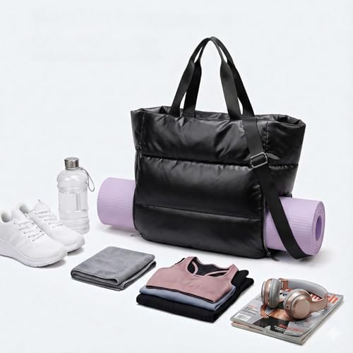 Bolso Tote Grande para Mujer Ligero con Cremallera miniatura 6