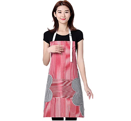 Image of FancyDressWale Waterproof Kitchen aprons for women and men with big Pocket and creative hand wipping