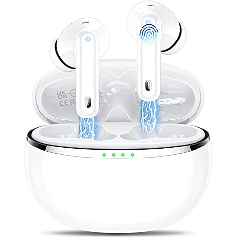 Auriculares Bluetooth 5.3 con 4 HD Mics Cover