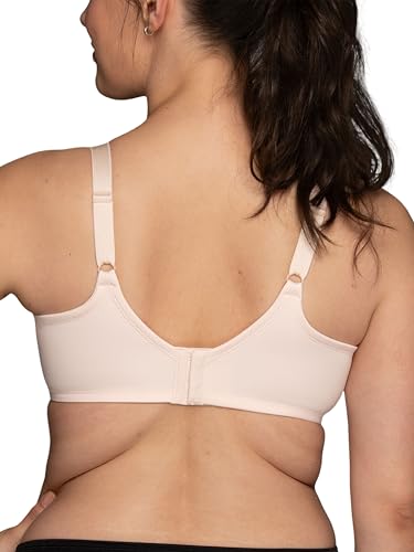 Image of Vanity Fair Women's Full Figure Beauty Back Smoothing Bra with Lace, 4-Way Stretch Fabric, Lightly Lined Cups up to DD