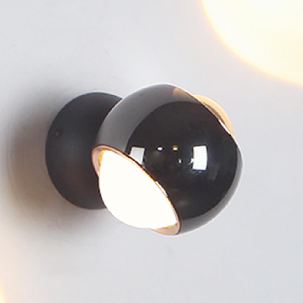 Apliques de pared LED modernos y lámparas de pared esféricas para salas y dormitorios