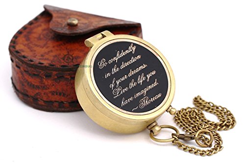 Roorkee Instruments India Engraved Compass Directional Magnetic Personalized Gift for Camping, Hiking and Touring