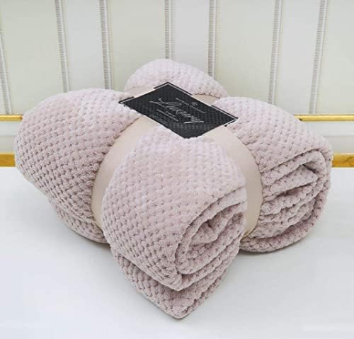 Style Spot Popcorn Throws Cuddly Cosy Soft Warm Fleece Blanket For Couch Sofa & Bed 2 Seater Sofa Cover 3 Seater Sofa Throw Large Luxury Throws Double & King Size (Pink, King: 200 X 240)
