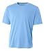 A4 Men's Cooling Performance Crew Short sleeve, Light Blue, Large