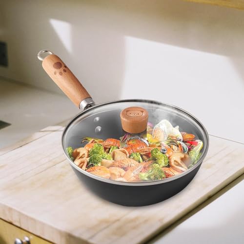Wok con recubrimiento antiadherente y tapa miniatura 7