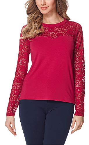 Bellivalini Blusa Maglia in Pizzo Donna BLV50-133