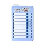 Gráfico Visual De Programación Diaria: Tablero De Comportamiento Diario Adaptable | Tablero Gráfico De Rutina Seguro Y Resistente Para Niños Y Niñas, Hogar Familiar, Aula, Apartamento, Escuela Primari