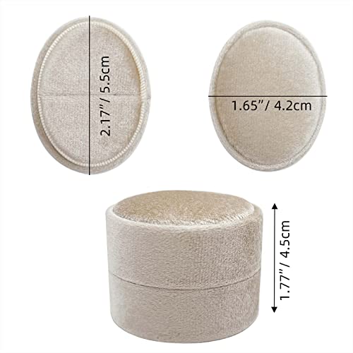 Beatilog Oval Velvet Ring Box thumb #5