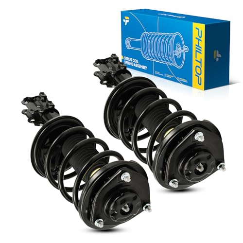 Image of PHILTOP Front Complete Struts Shock Absorber for Optima 2006-2010, Rondo 2007-2010, Quick Suspension 171135 171136, Struts with Coil Spring Assemblies SAA913 2 Pcs