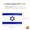 AZ FLAG - Israel Flag - 2x3 Ft - 100D Polyester Israeli - Jewish Banner with Two Metal Grommets - Fade Resistant - Vivid Colors - 2' x 3' Feet - 90x60 Cm #1