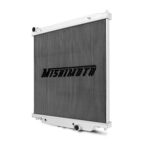 Mishimoto MMRAD-F2D-03 Aluminum Radiator Compatible With Ford 6.0 Powerstroke F250 F350 F450, Ford Excursion 2003-2007