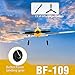 RC Airplanes Remote Control Glider Fighter Hobby 2.4G 4 Channel RC Plane Drones Foam Aircraft Toys for Boy Kids Children Gift BF109