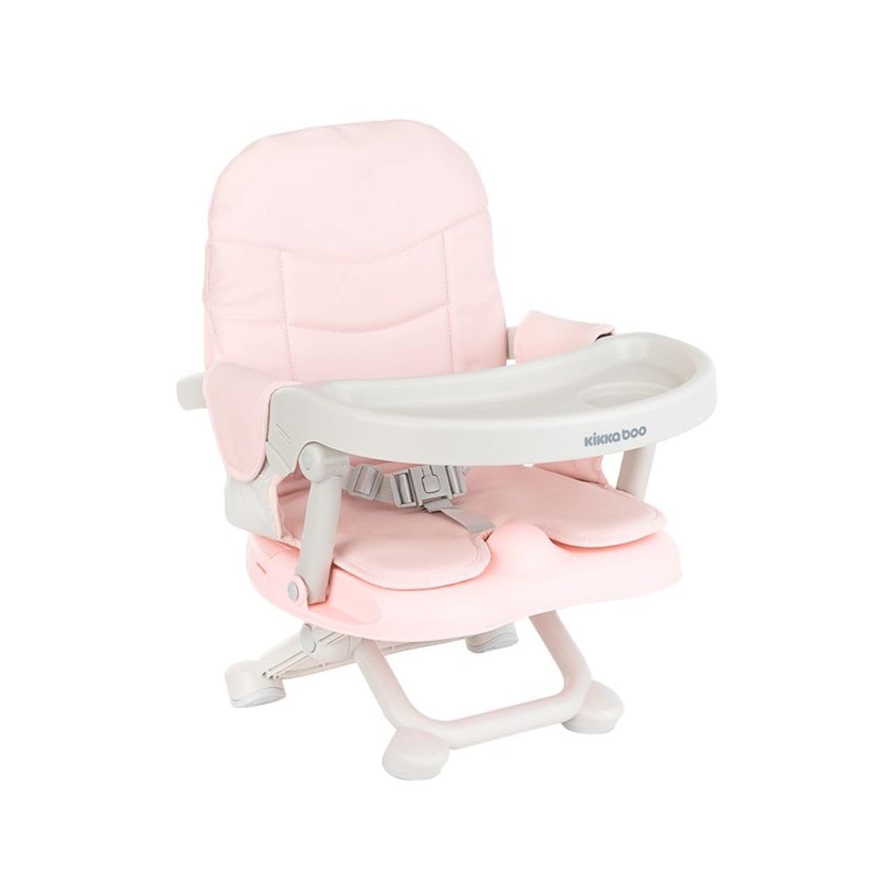 Kikkaboo, Pappo Booster seat, tavolo, pieghevole, cintura di sicurezza, colori:rosa