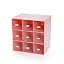 3 Tall Layers & 9 Drawers, Pink