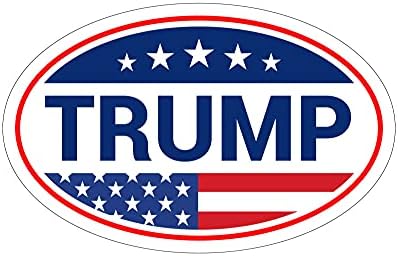 *Oval Car Magnet* Trump Bumper Sticker Magnet O127 image 2