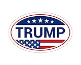 *Oval Car Magnet* Trump Bumper Sticker Magnet O127