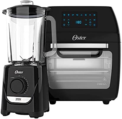 Kit Fritadeira Oven Fryer 12L e Liquidificador Power Oster 2,2L -...