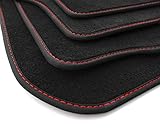 Feines Premium Velours (850g/m²) - 100% Passform Fussmatten - Einfach zu Reinigen - Gute Schmutzfang-Eigenschaften - Sehr langlebig - Scheuerfest