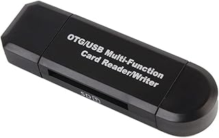 Hemobllo USB Card Reader USB Reader OTG USB Reader USB 2.0 Reader OTG Card Reader Cell Phone Black Reader OTG Reader Reader