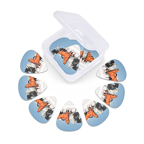 Ensemble de 12 médiators de guitare Pretty Horses pour guitare acoustique, guitare électrique, contrebasse, ukulélé - Les Beatles, Paul McCartney, John Lennon, RIngo Starr, George Harrison Ensemble de 12 médiators de guitare Pretty Horses pour guitare acoustique, guitare électrique, contrebasse, ukulélé – Image 7