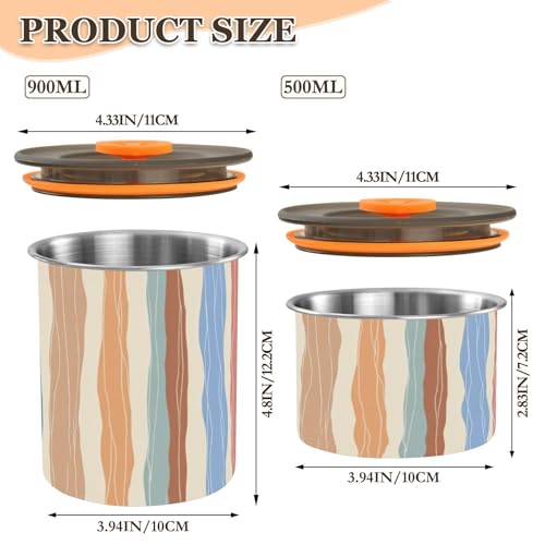 Envase hermético para café Kigai acero inoxidable 17 oz miniatura 2