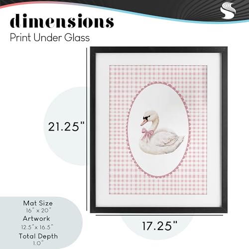 Impression encadrée rose Christine Simpson Stupell Industries 53x43 cm - 5