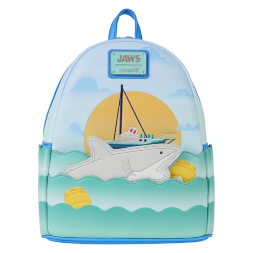Image of Loungefly Universal Jaws Mini Backpack