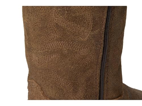 Image of ROPER Kids Boys Monterey Leather Square Toe Embroidered Casual Boots Mid Calf