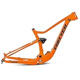 los Mtb marco, viaje de suspensión de 120 mm, para XC/AM, Enrutamiento interno, frenos de disco ocultos.
