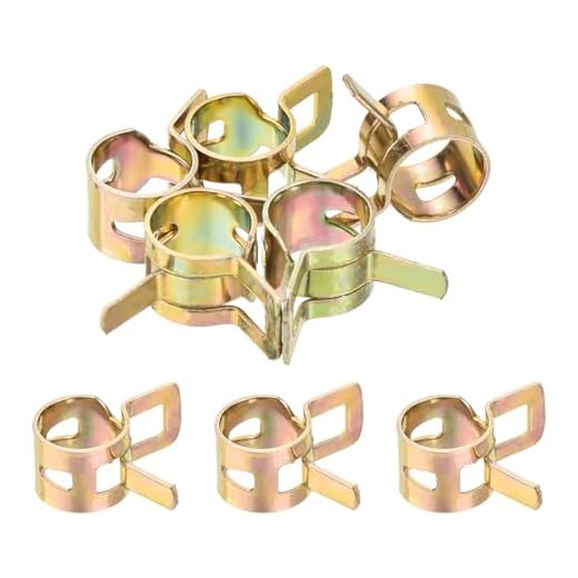 Generic ID 9mm 3/8inch Spring Hose Clamps, Pack of 5