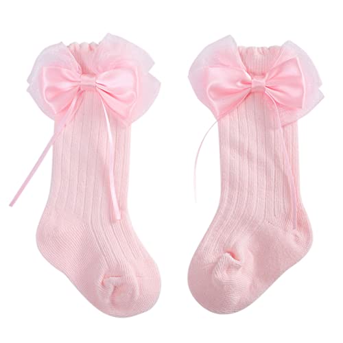 EnJoCho Baby Bow Socks Boys Girls Children Kids Socks Toddler Shoes Socks Princess Socks Toddlers Floor Socks 0-3Years