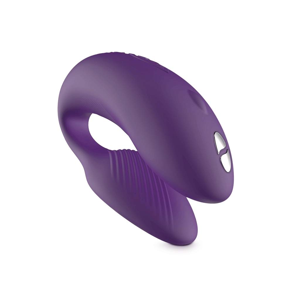 WE VIBE CHORUS COUPLES VIBRATOR WITH SQUEEZE CONTROL - PURPLE
