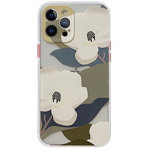 Coque iPhone chaîne fleur de lys blanc, l'étui élégant aux finitions de luxe