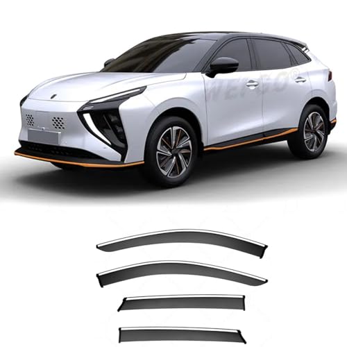 Window Visors Rain Guards Fits for Forthing Friday EV MK1 2020-2025 Accessories Guards for Car Windows Side Window Deflectors