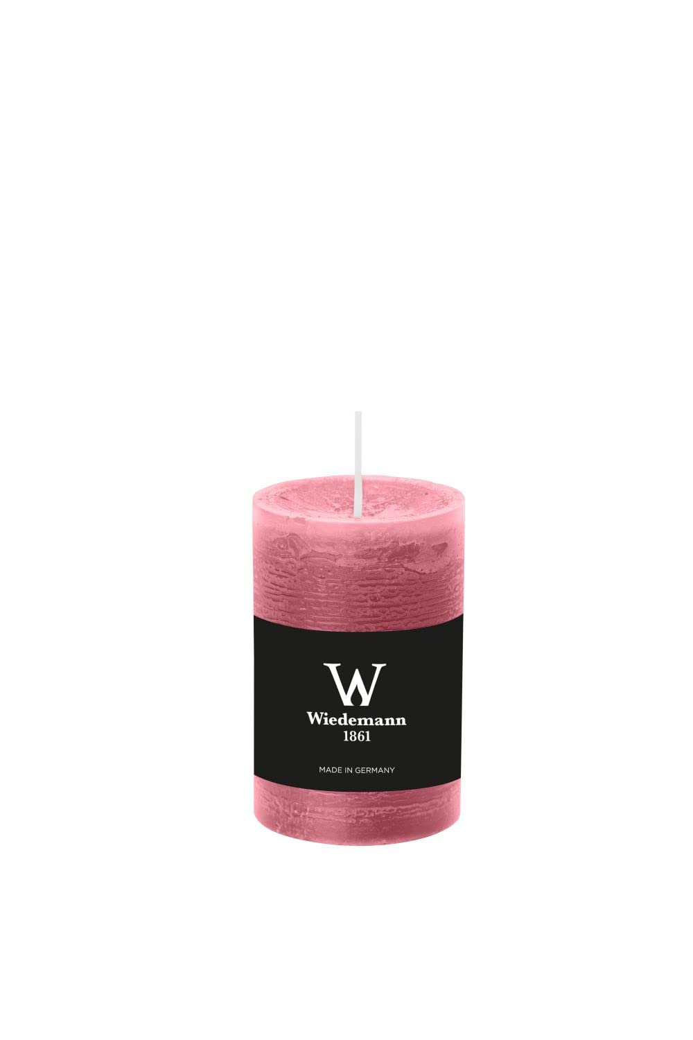 INNA-Glas Pillar Candle Aurora, Dusky Pink, 3.5"/9 cm, Ø2.3/5,8 cm, 30h